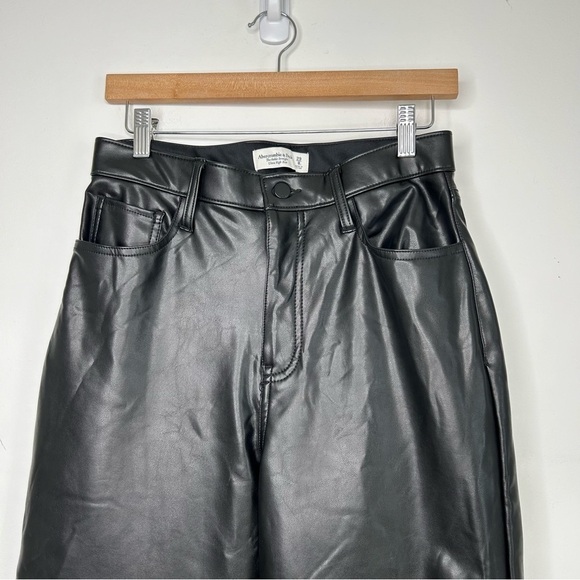 Abercrombie & Fitch Black Leather Pants - Picture 7 of 12